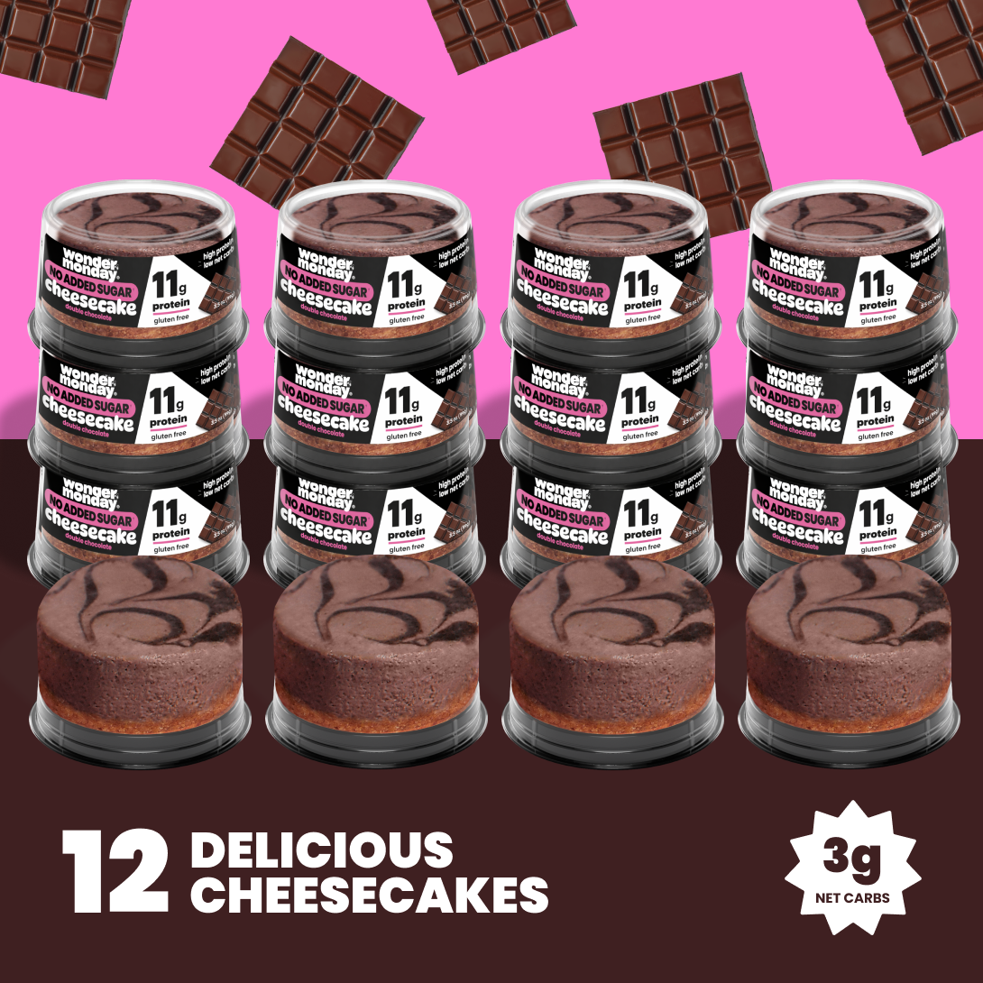 Double Chocolate Cheesecake | Low Carb, Low Sugar, High Protein