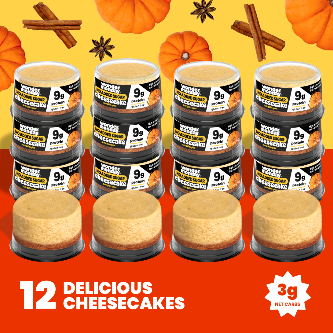 Pumpkin Spice Cheesecake | Low Carb, Low Sugar, High Protein