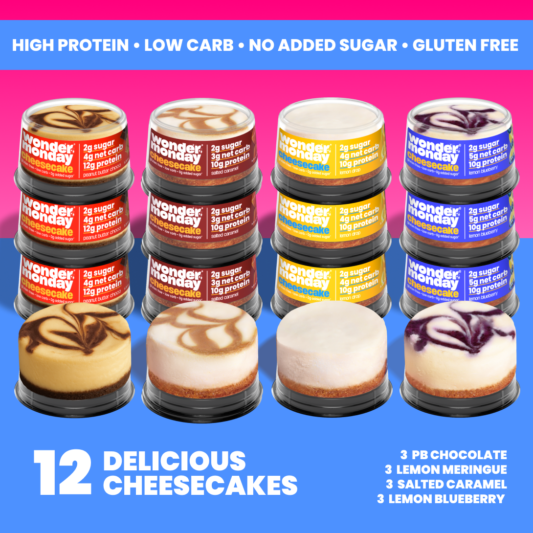 Sweet Rush Variety Cheesecakes | Low Carb, Low Sugar, High Protein